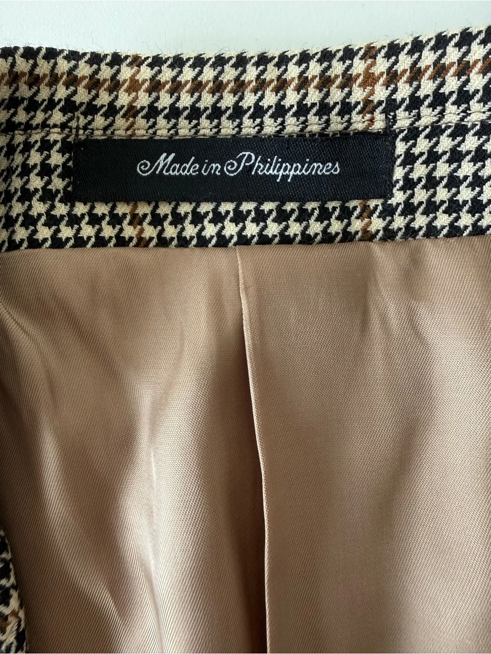 Vintage Lauren Ralph Lauren 42R Houndstooth 100% Wool Blazer Macy's Men's Store